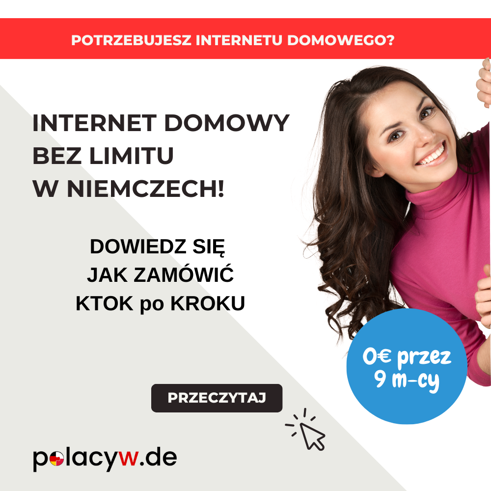 Internet domowy w Niemczech bez limitu danych