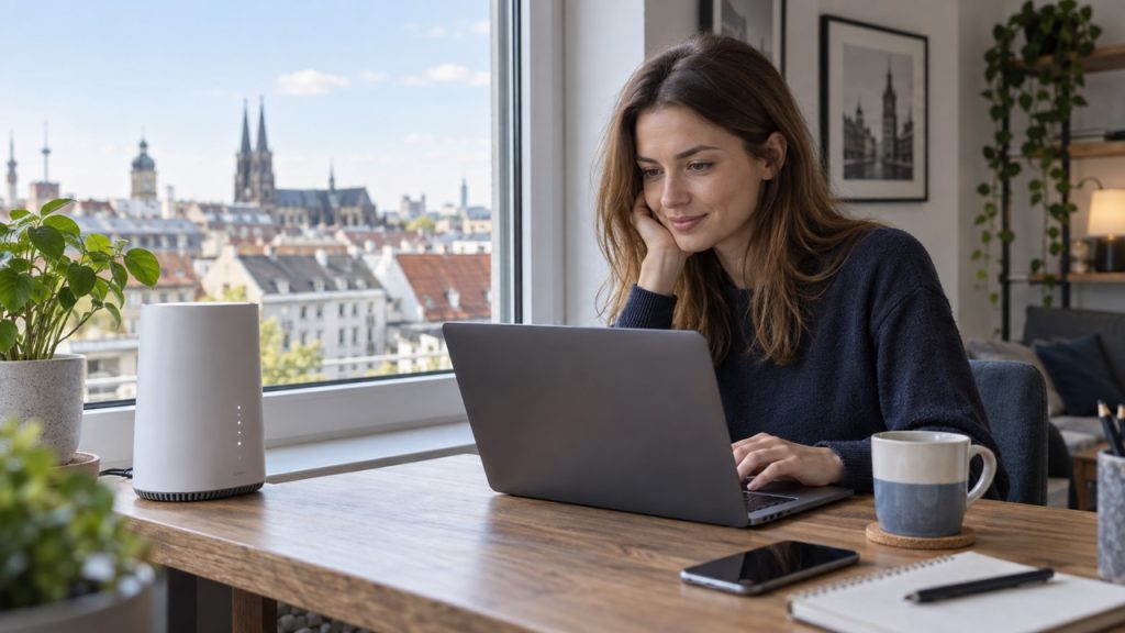 Mobilny router 5G zapewnia internet w mieszkaniu w Niemczech